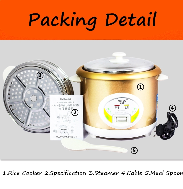 DIMSHOW Rice Cooker Pot 2L3L4L5L Kitchen Mini Small Home Genuine Cooking Pot Free Shipping gold 2l 4