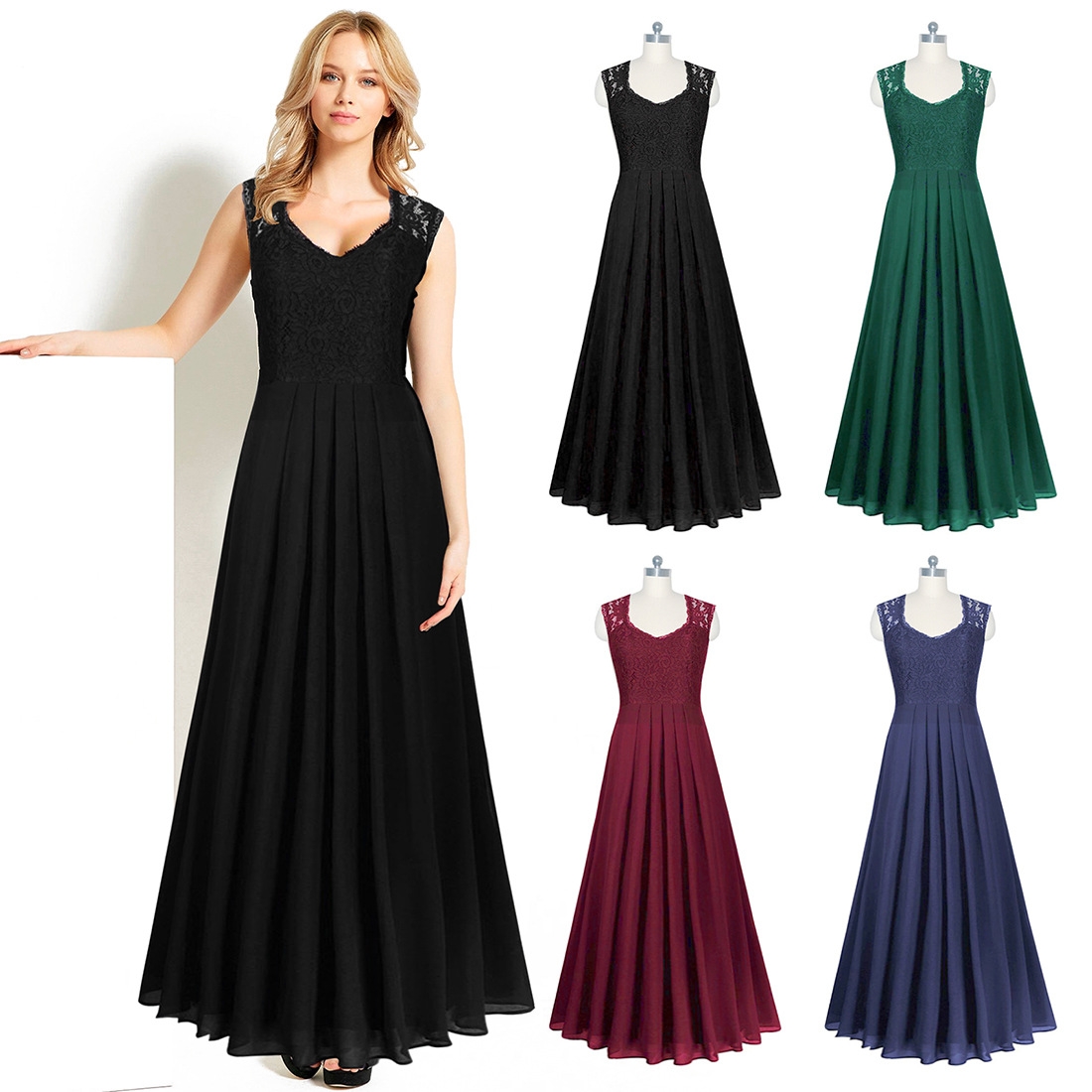 Red and Black Party Dresses