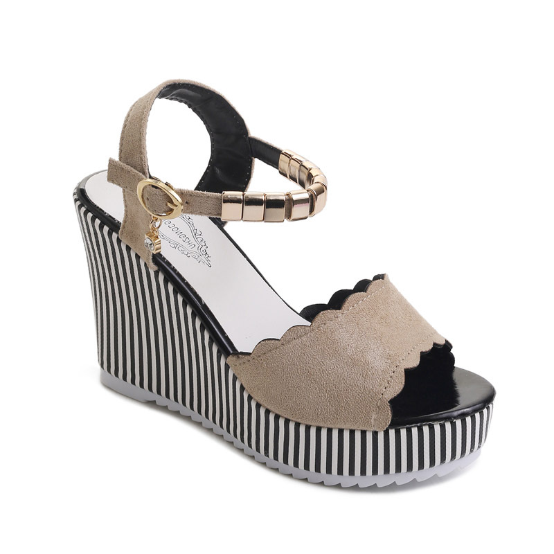 New summer sandals thick-soled women heels Shoes women heels women shoes wedges heels for women