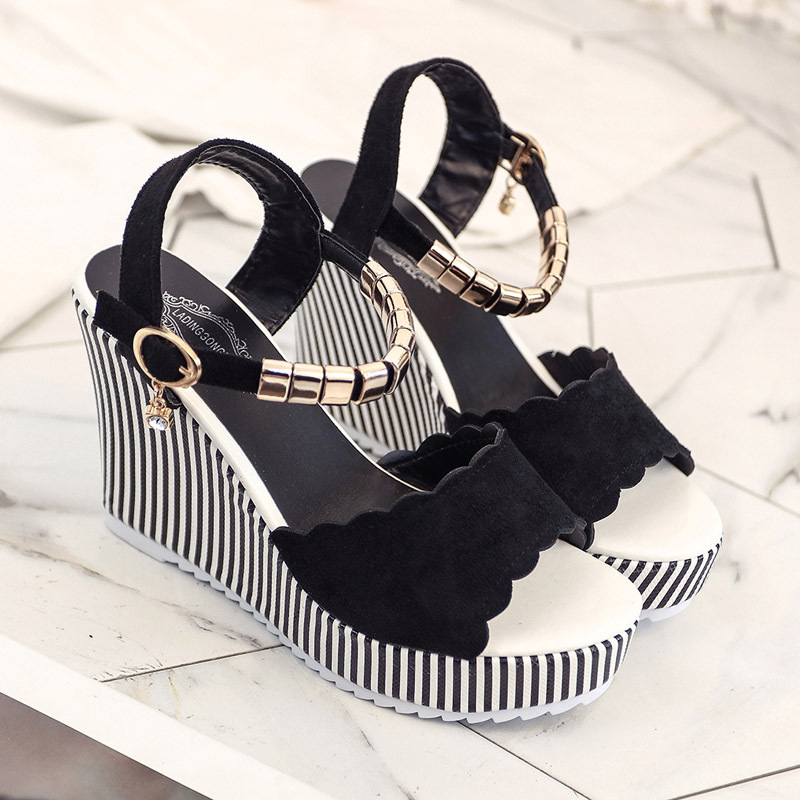 New summer sandals thick-soled women heels Shoes women heels women shoes wedges heels for women