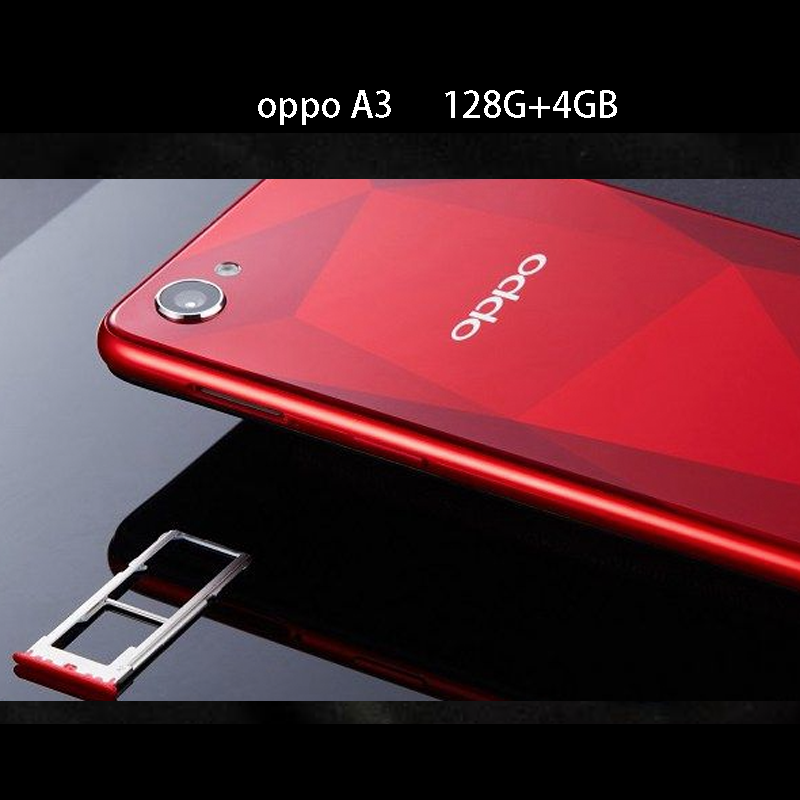 Refurbished phone OPPO A3 128GB+4GB 6.2'' 3600mAh ColorOS5.0 Battery Smart Phones Dual SIM 16MP+8MP Camera Mobile phones Helio P60