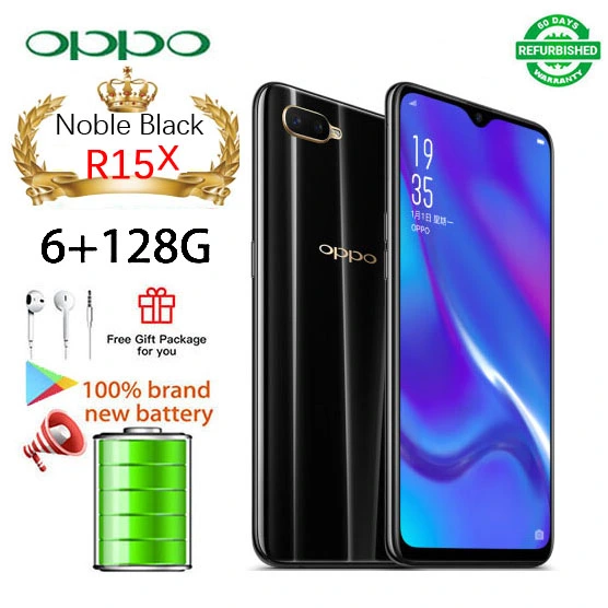Refurbished OPPO R15X  phone 128GB 6GB Mobile Phone 6+128GB dual sim smart phone