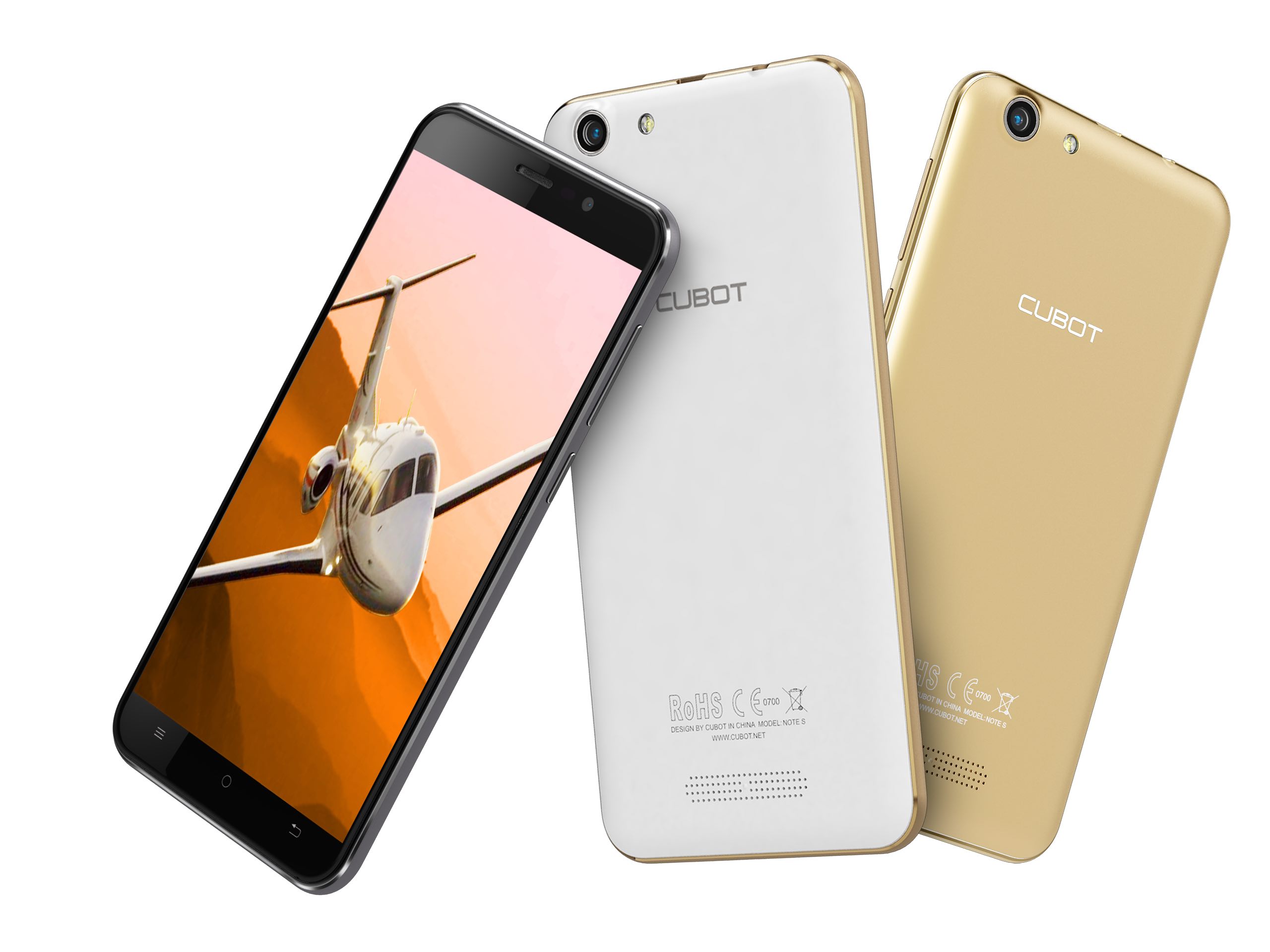 CUBOT NOTE S, A Free Cover,  5.5 HD, 2GB+16GB , 5MP+8MP Camer, 4150 mAH , Best Smart Mobile Phone