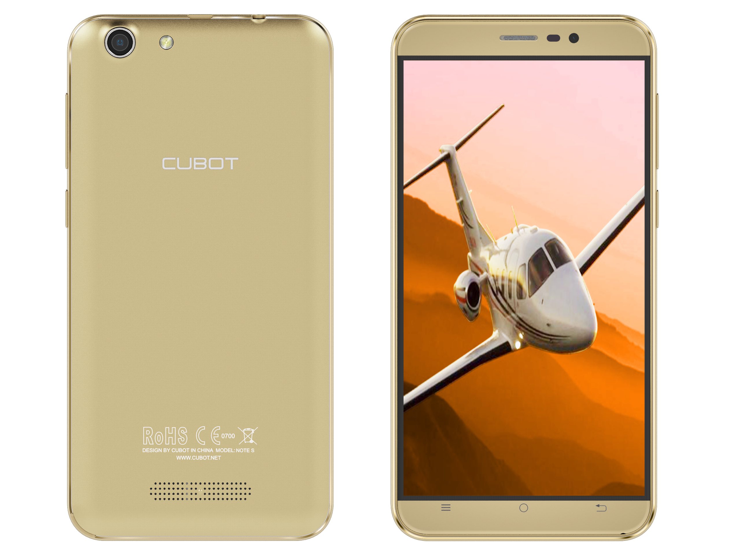 CUBOT NOTE S, A Free Cover,  5.5 HD, 2GB+16GB , 5MP+8MP Camer, 4150 mAH , Best Smart Mobile Phone