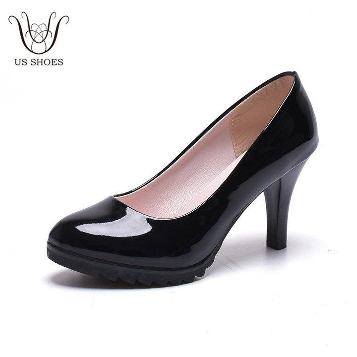 women's patent leather work shoes