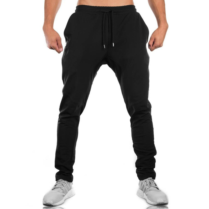 Fashion Mens Cotton Sweatpants Gyms Fitness workout solid trousers Pencil Pants Joggers Sportswear