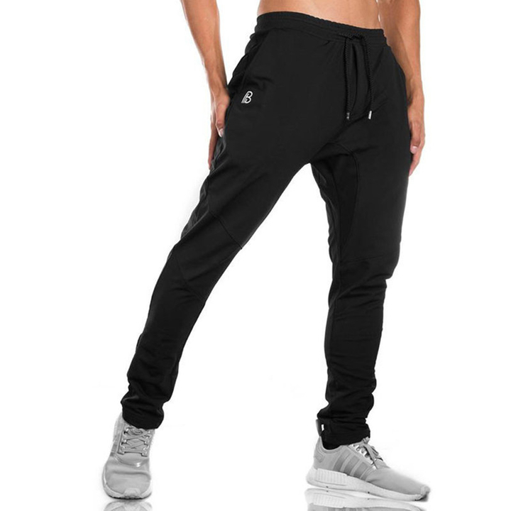 Fashion Mens Cotton Sweatpants Gyms Fitness workout solid trousers Pencil Pants Joggers Sportswear