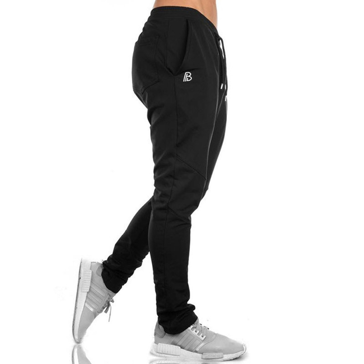 Fashion Mens Cotton Sweatpants Gyms Fitness workout solid trousers Pencil Pants Joggers Sportswear