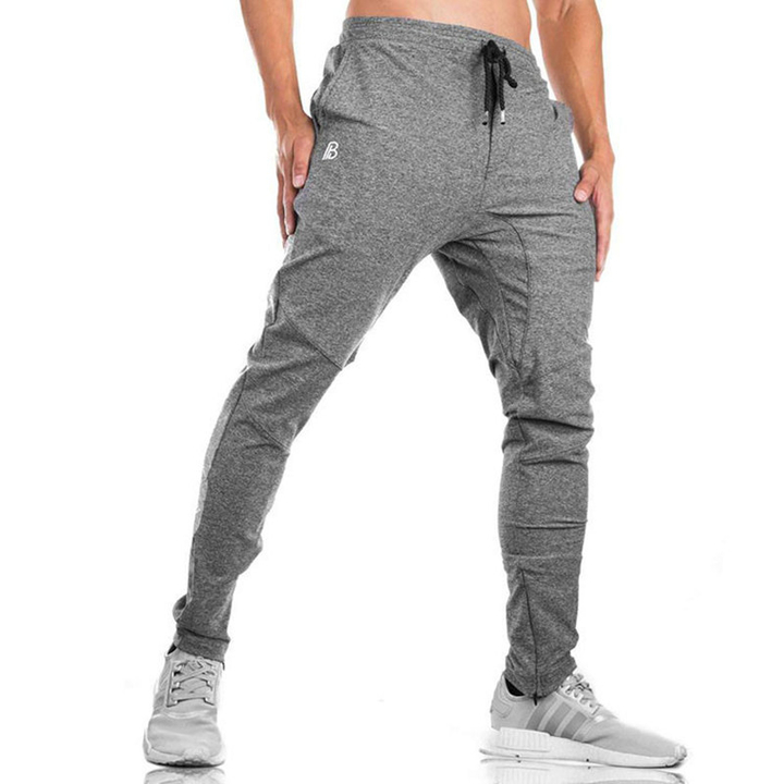 Fashion Mens Cotton Sweatpants Gyms Fitness workout solid trousers Pencil Pants Joggers Sportswear