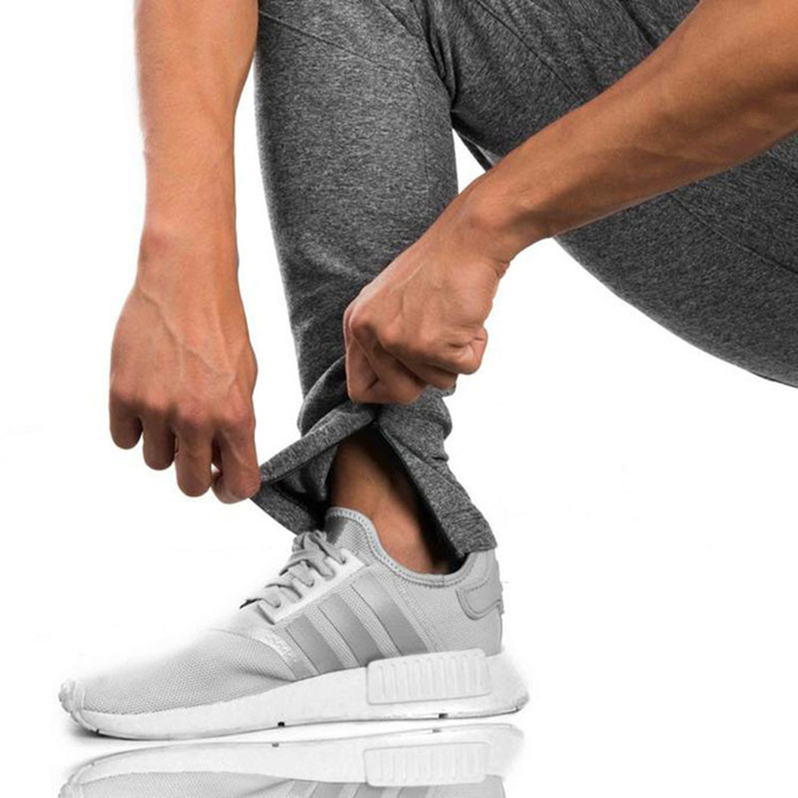 Fashion Mens Cotton Sweatpants Gyms Fitness workout solid trousers Pencil Pants Joggers Sportswear