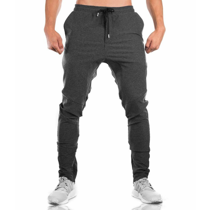 Fashion Mens Cotton Sweatpants Gyms Fitness workout solid trousers Pencil Pants Joggers Sportswear