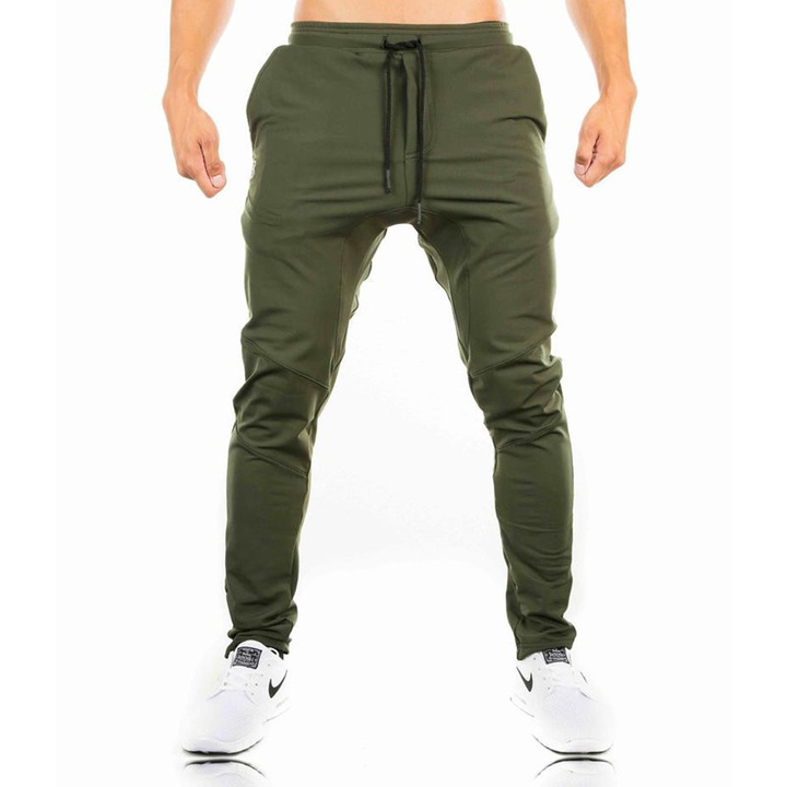 Fashion Mens Cotton Sweatpants Gyms Fitness workout solid trousers Pencil Pants Joggers Sportswear