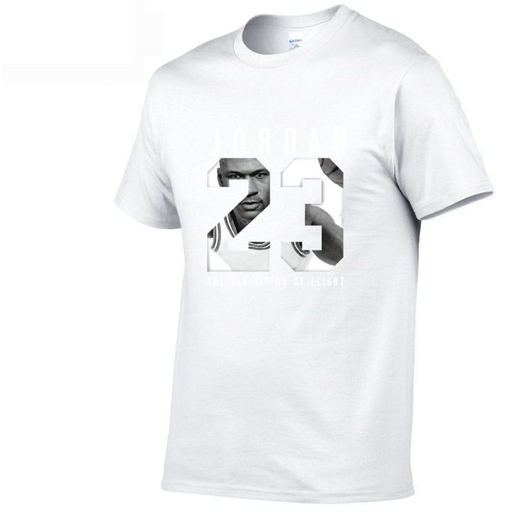 Jordan 23 Men Fashion T-Shirt Cotton Print Men T shirt Homme Fitness Camisetas Hip Hop Tshirt