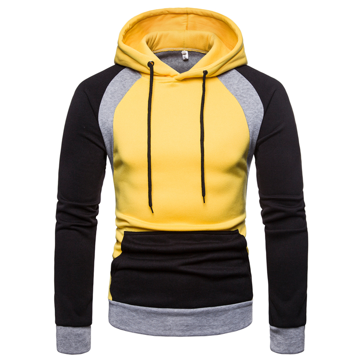 Lucky Men Sweater Hot Sell Men&apos;s Tops Hooded Color Sweater Large Size Sweater Jacket