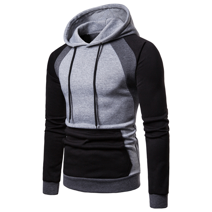 Lucky Men Sweater Hot Sell Men&apos;s Tops Hooded Color Sweater Large Size Sweater Jacket
