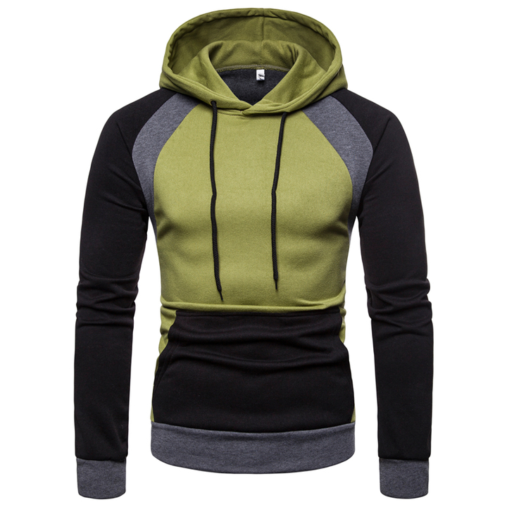 Lucky Men Sweater Hot Sell Men&apos;s Tops Hooded Color Sweater Large Size Sweater Jacket