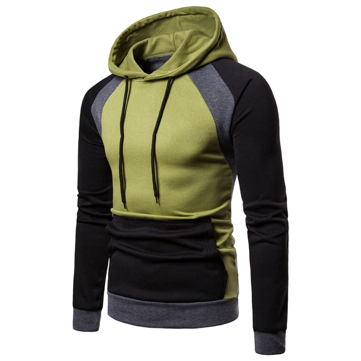 Lucky Men Sweater Hot Sell Men&apos;s Tops Hooded Color Sweater Large Size Sweater Jacket