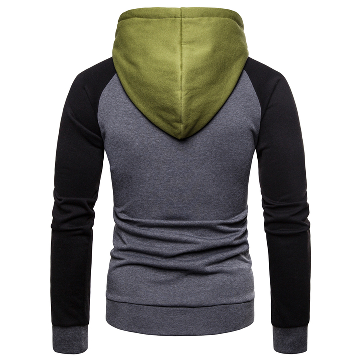 Lucky Men Sweater Hot Sell Men&apos;s Tops Hooded Color Sweater Large Size Sweater Jacket