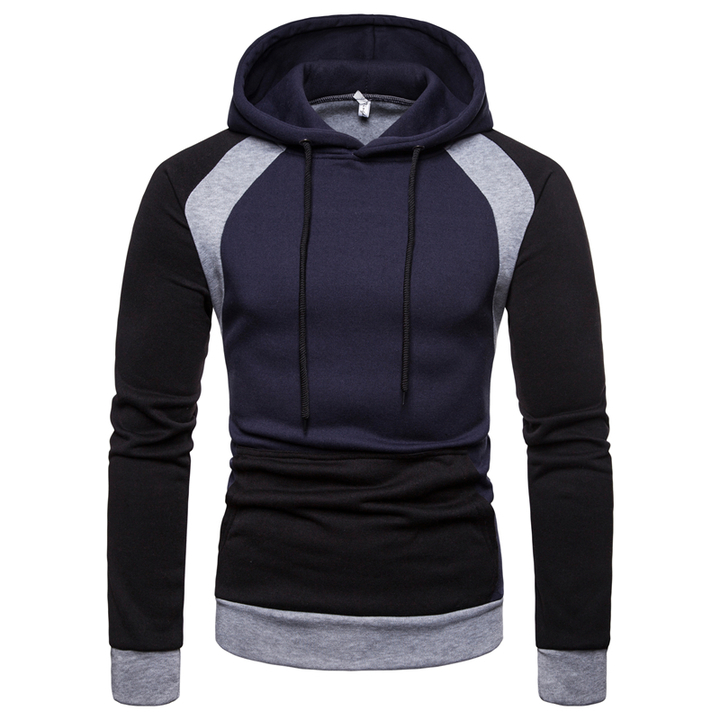 Lucky Men Sweater Hot Sell Men&apos;s Tops Hooded Color Sweater Large Size Sweater Jacket