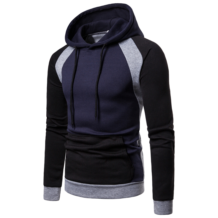 Lucky Men Sweater Hot Sell Men&apos;s Tops Hooded Color Sweater Large Size Sweater Jacket