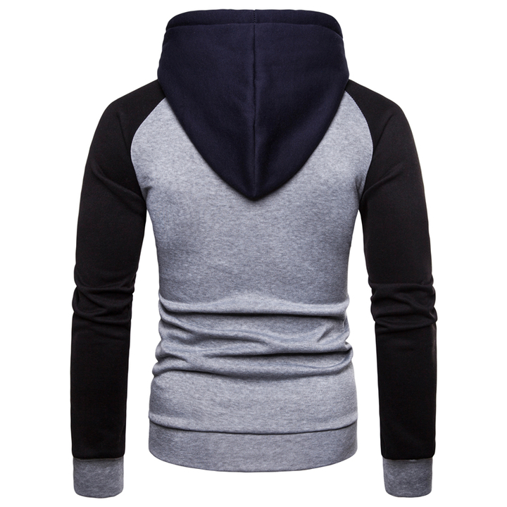Lucky Men Sweater Hot Sell Men&apos;s Tops Hooded Color Sweater Large Size Sweater Jacket