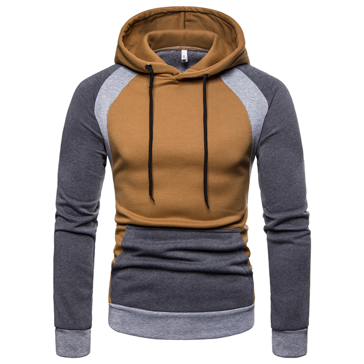 Lucky Men Sweater Hot Sell Men&apos;s Tops Hooded Color Sweater Large Size Sweater Jacket