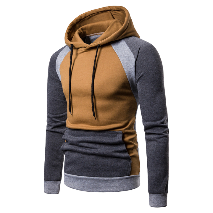 Lucky Men Sweater Hot Sell Men&apos;s Tops Hooded Color Sweater Large Size Sweater Jacket