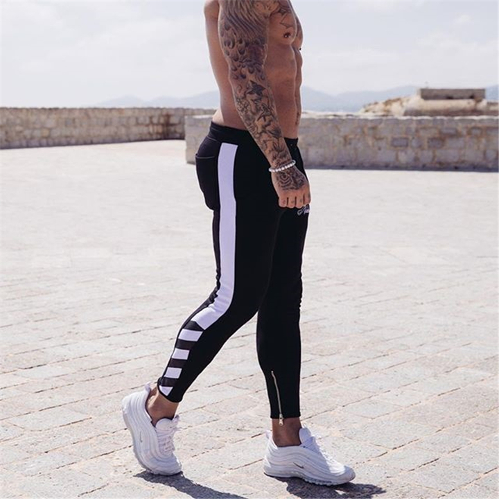 Lucky Men New Outdoor Casual Sweatpants Slim Cotton Running Pants fitness Men Trousers