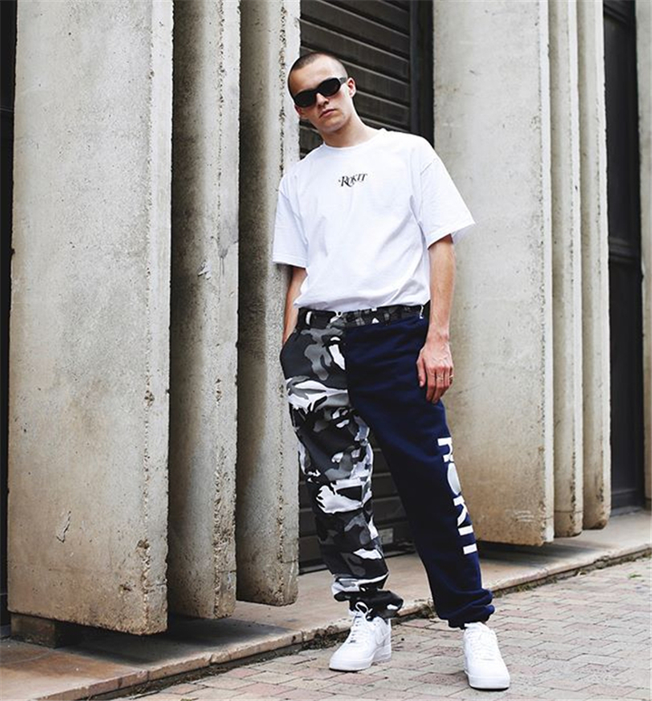 Lucky Men New arrival Men&apos;s Trousers Men&apos;s Clothes Camouflage Foot Sports Trousers