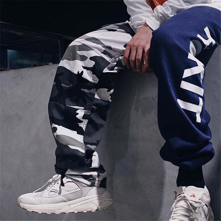 Lucky Men New arrival Men&apos;s Trousers Men&apos;s Clothes Camouflage Foot Sports Trousers