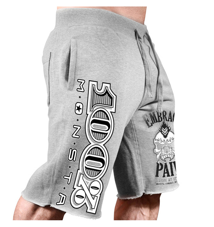 Lucky Men Fashion Men&apos;s Shorts five Pants Casual Running Big Print Sports Shorts For Men
