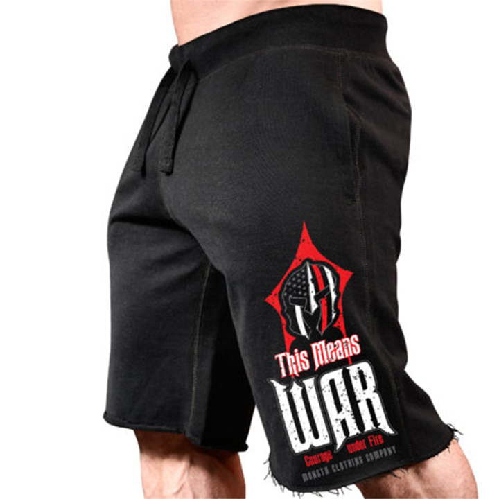 Lucky Men Direct marketing shorts Muscle brothers outdoor cotton men&apos;s shorts Running fitness shorts