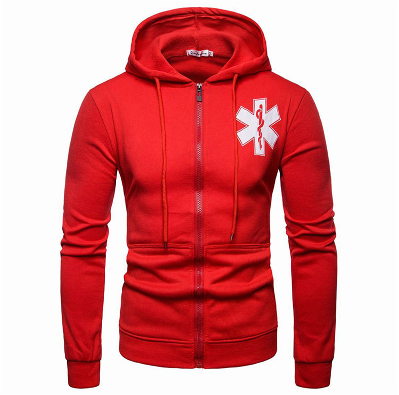 2019 new casual men&apos;s sweater cardigan hooded men sweater hoodie