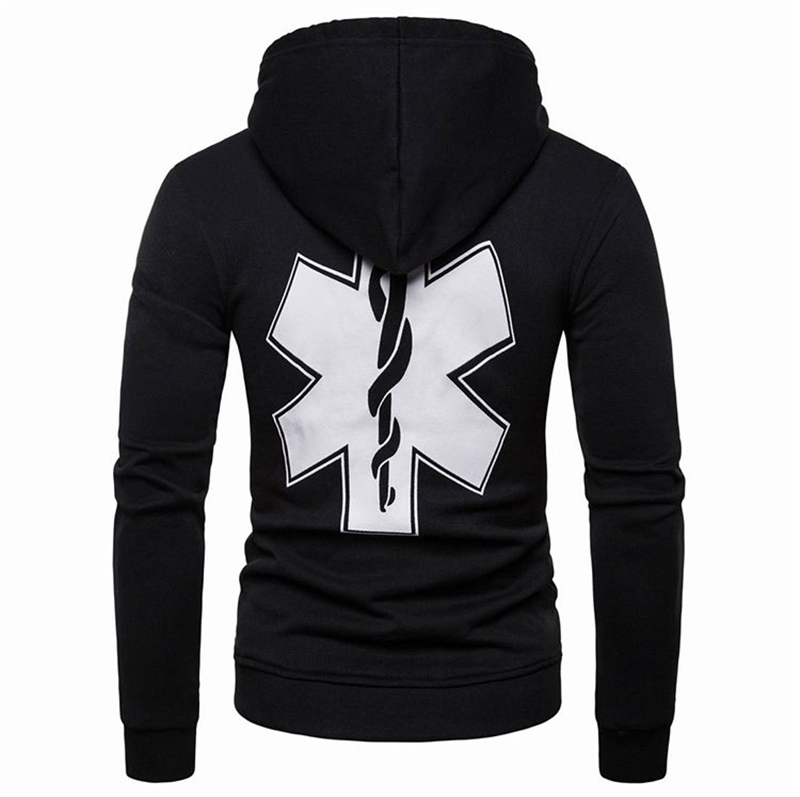 2019 new casual men&apos;s sweater cardigan hooded men sweater hoodie