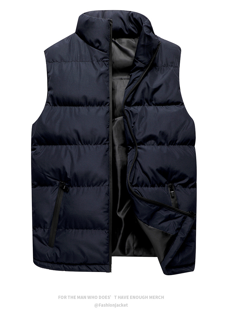 Vest men autumn and winter men, trendy slim warm vest jacket autumn and winter clothes