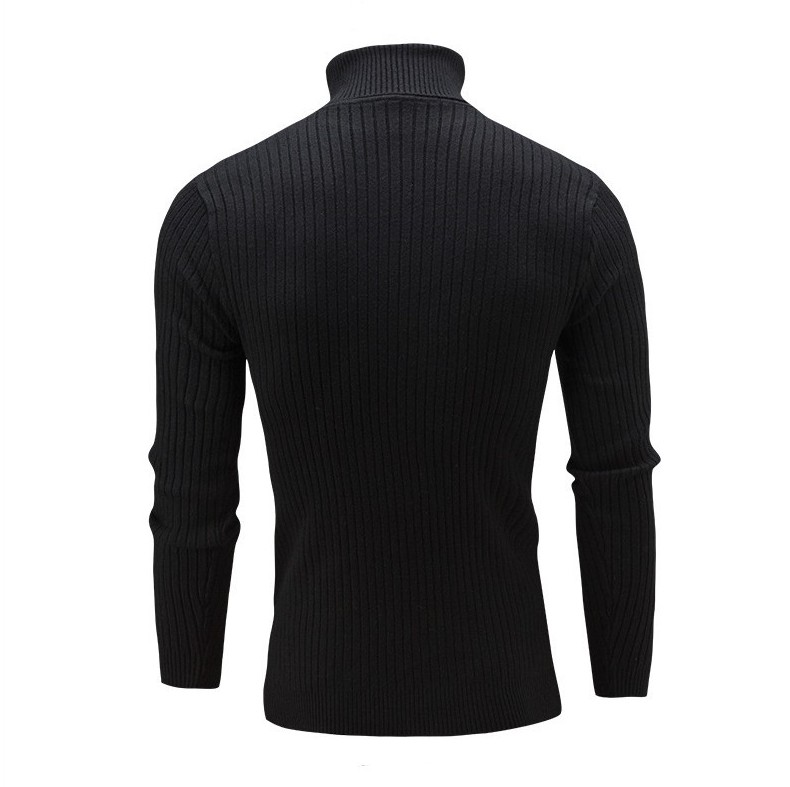 Men&apos;s sweaters，high-neck solid color twist bottoming shirts for autumn and winter