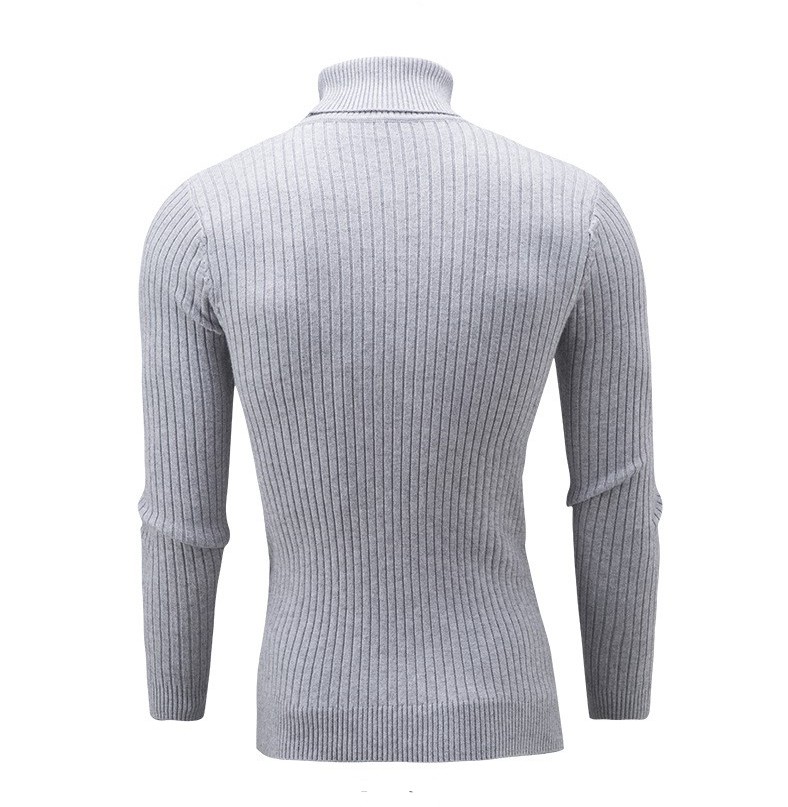Men&apos;s sweaters，high-neck solid color twist bottoming shirts for autumn and winter