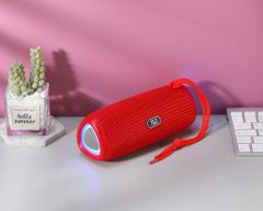 T&G TG344 New Portable Wireless Bluetooth speaker Stereo Subwoofer Outdoor Waterproof Speaker with FM Radio , Up too 4 hours Music. 360 surround sound Red
