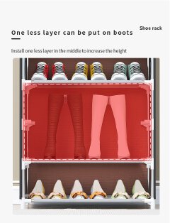 [Sale]Jaza Keja 9 Layers Shoe Rack Large Capacity for 18 Pairs Shoes Dustproof Shoe Organizer Tall Shoe Closet Storage Home Bedroom Living Room And Dorm Entrance Home Furnishing