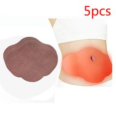 Slimming Patch Belly Slim Patch Abdomen Fat Burning Navel Stick Weight Loss Slimer Tool Fat Burner Brown 5 Pcs