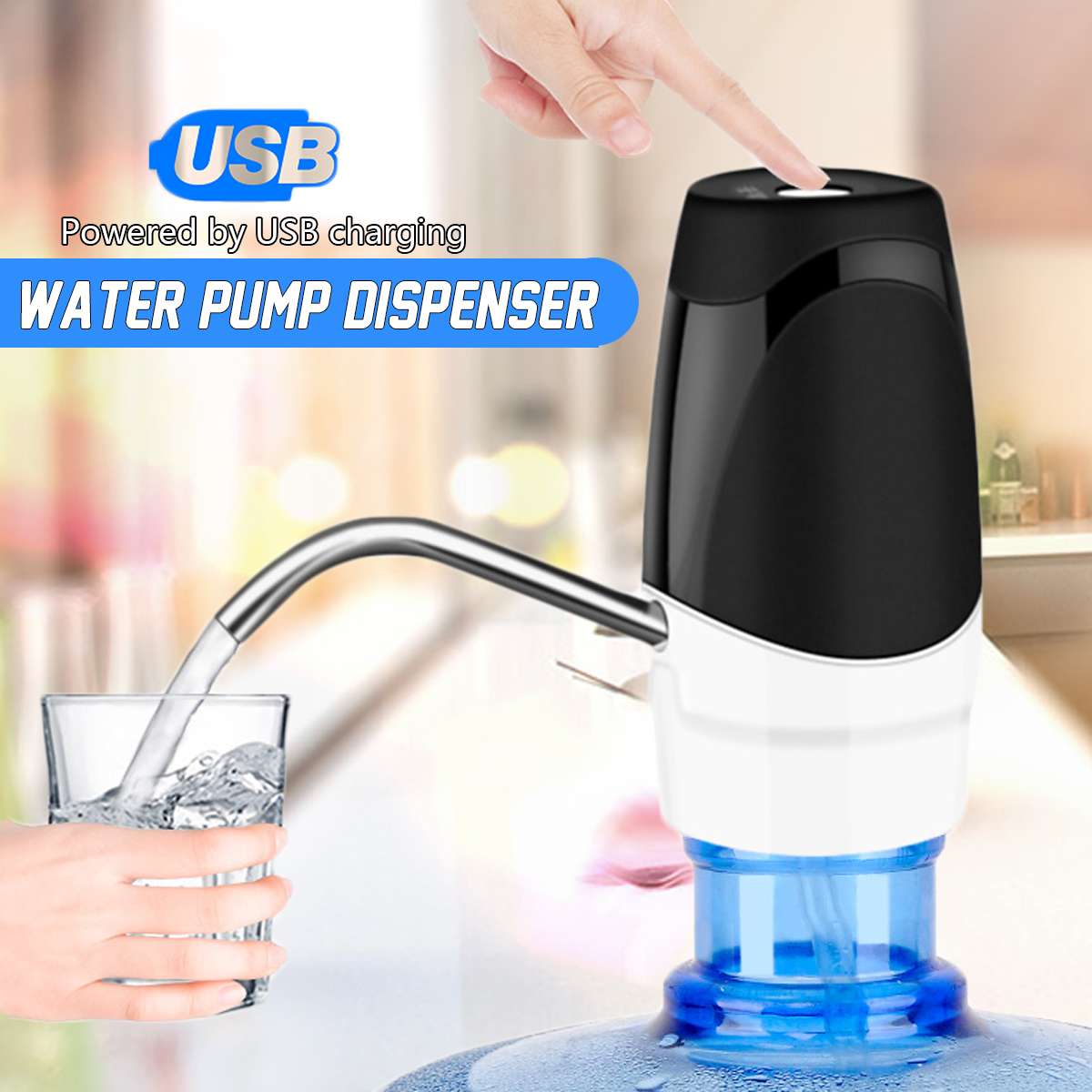 Portable USB Rechargeable Wireless Water Dispenser Electric Water Pump Drinking Water Bottle01