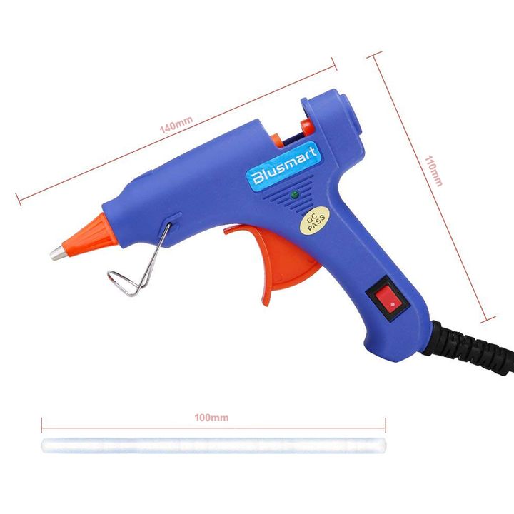 New Arrivals Upgraded Hot Glue Gun+15 Pcs Lengthened Melt Glue Sticks Safe and nontoxic Christmas Tool 02