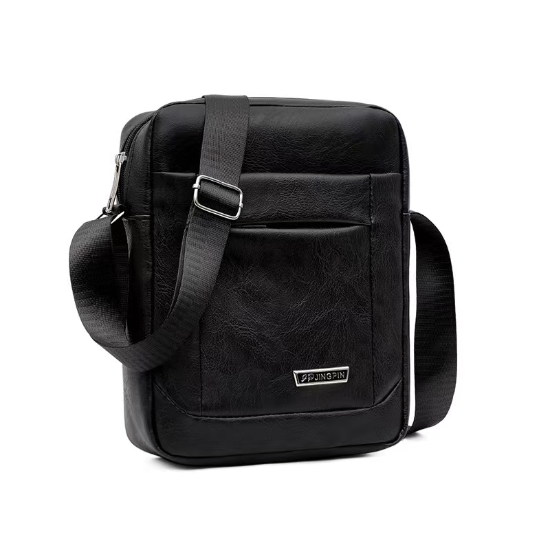 New Arrivals Men's bag new large capacity single shoulder bag Pu business men's messenger bag men's single shoulder Backpack