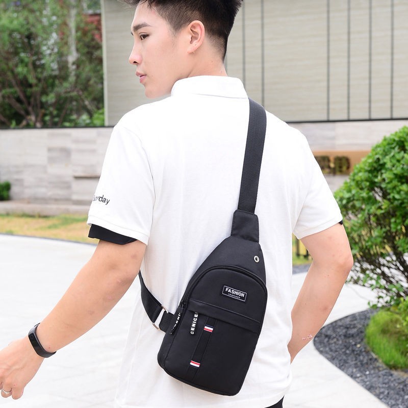 ​New Arrivals Men Fashion Multifunction Shoulder Bag Crossbody Bag On Shoulder Sling Bag Pack Messenger Pack Chest Bag For Male