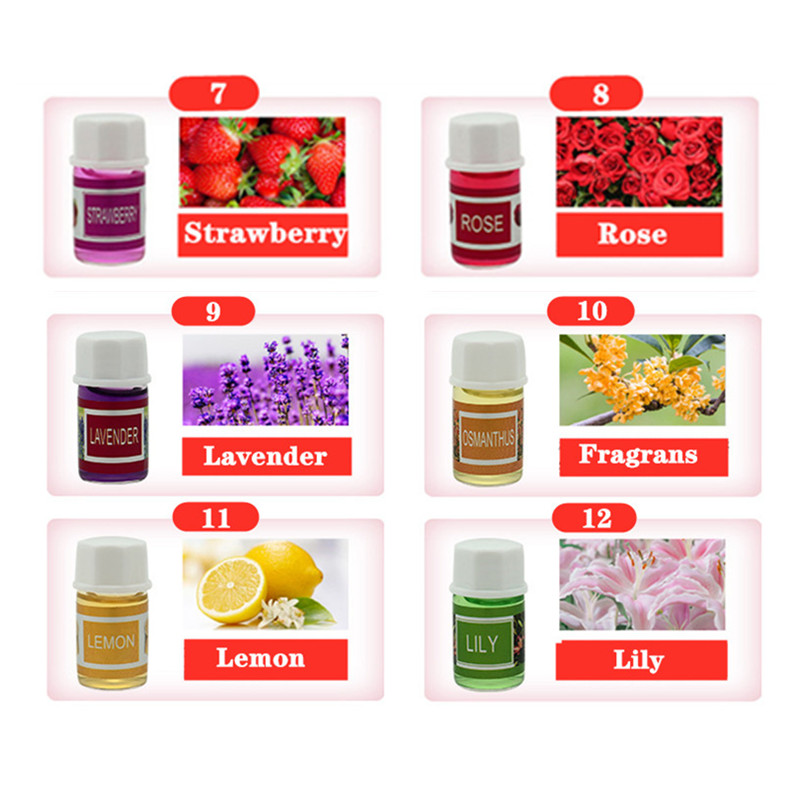 New Arrivals 12PCS Room Water Soluble Humidifier Special Aromatherapy Plant Essential Oil SPA Beauty Air Purification​