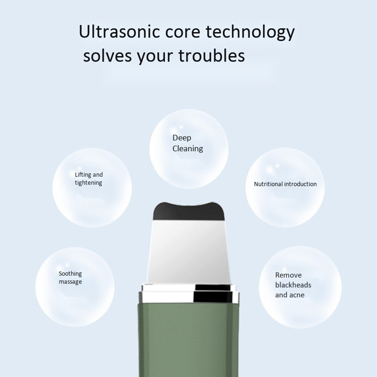 Ultrasonic Scrubber for Face Skin  Face Exfoliator Cleaner -Blackhead Acne Removal Deeply Clean