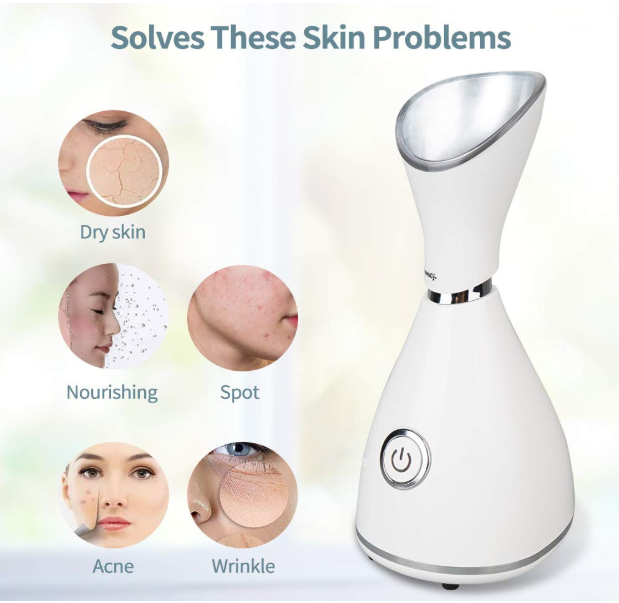 Deep Cleaning Nano Ionic Facial Cleaner Beauty Face Steaming Device Facial Steamer Machine