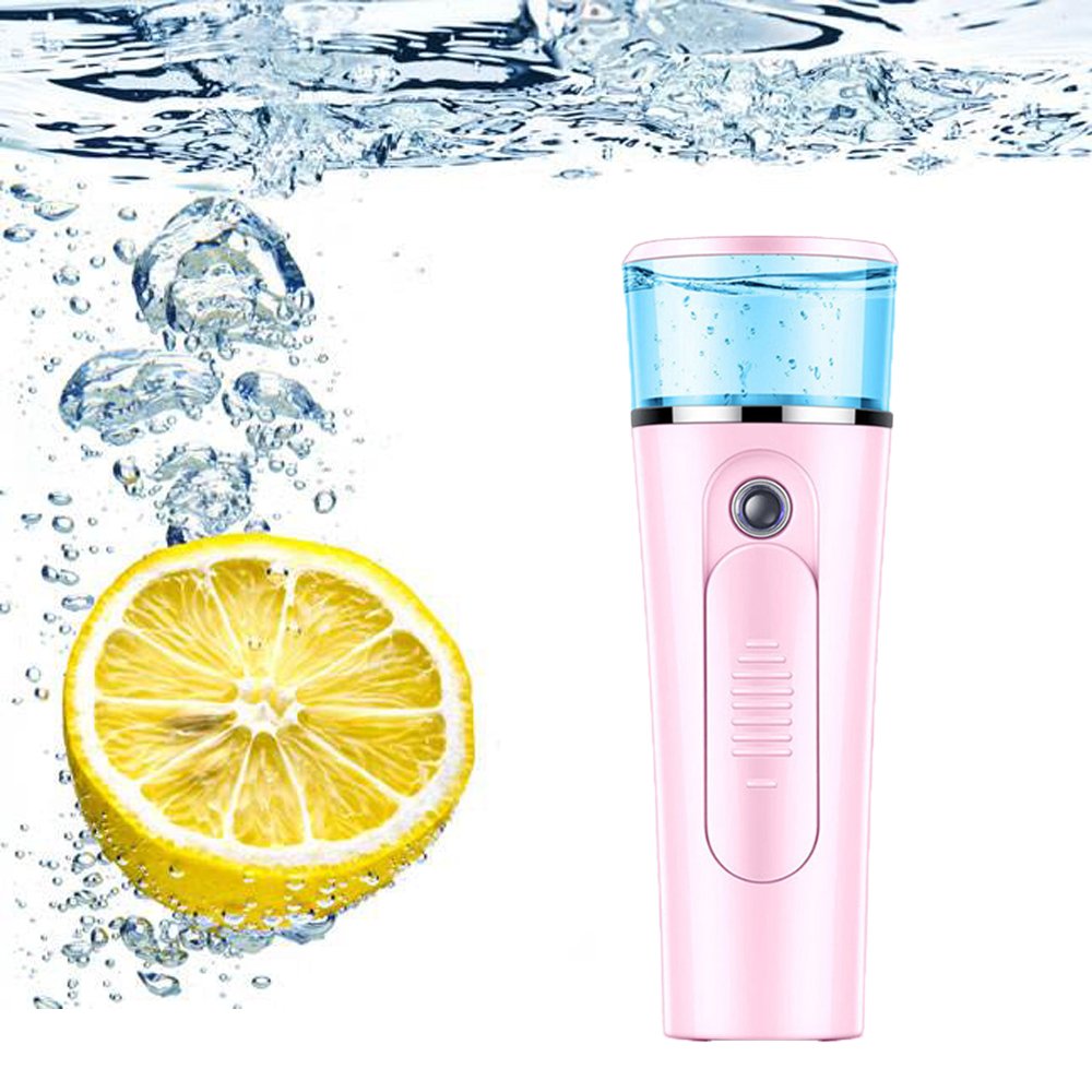 Beauty Steaming Face Meter USB Charging Portable Nano Spray Facial Humidifier Cold Spray