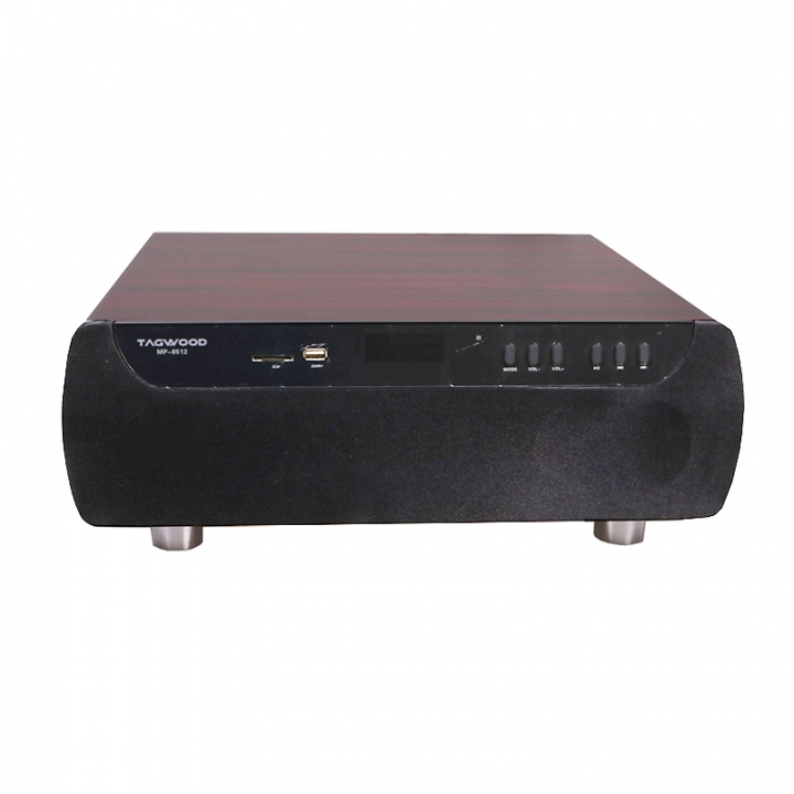 Tagwood MP-8512 Home Cinema 2.1 Home Mini Theater System Bluetooth Speaker Subwoofer . Fully Wooden