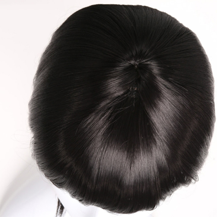 Crazy Price Quality Fashion Ladies Black Short Wig Straight Hair Bob Haircut Hair Wig
